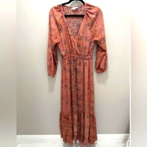 Anthropologie Boemo Midi Bohemian Dress 2x